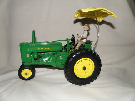 16011A Tomboy with John Deere G with umbrella and FFA logo - 1999 Iowa FFA Special Edition of 2000
